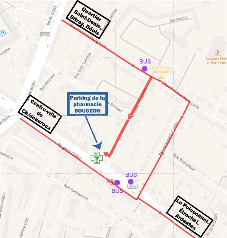 Services pharmaceutiques à Châteauroux